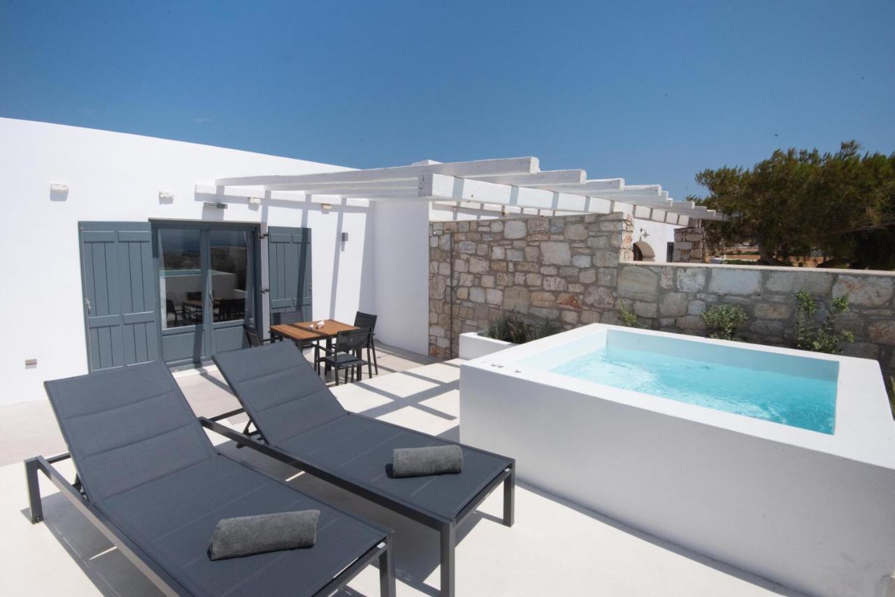 White New 1Bd House With Private Jacuzzi In Isterni Villa Isterni  ภายนอก รูปภาพ